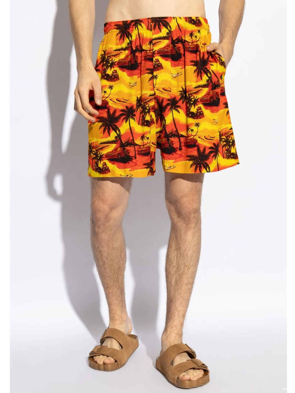 Affordable Alanui tropical-print shorts Women 0801
